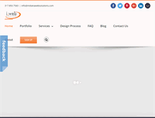 Tablet Screenshot of indianawebsolutions.com